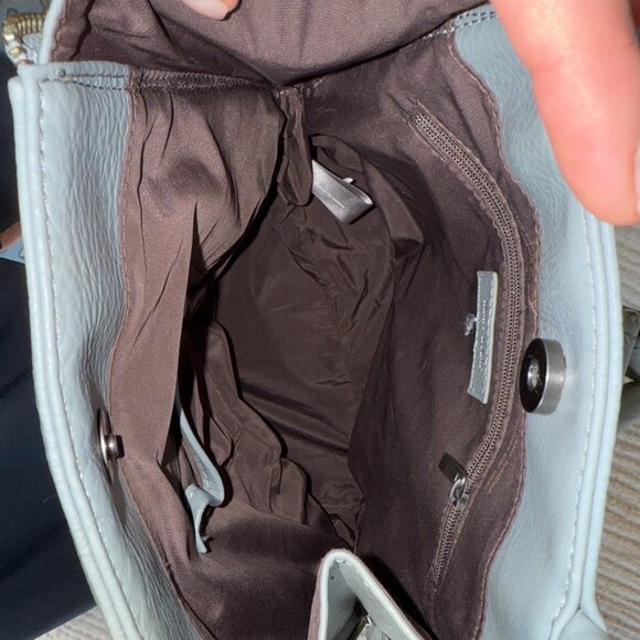 Matt & Nat Vegan Medium Backpack Light Blue - Picture 4 of 6